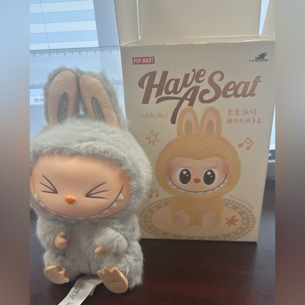 Pop Mart Labubu Gray Bunny Figure